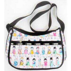 RARE LeSportsac Exclusive Fifi Lapin Vaudeville Crossbody Bag Purse Colorful Fun